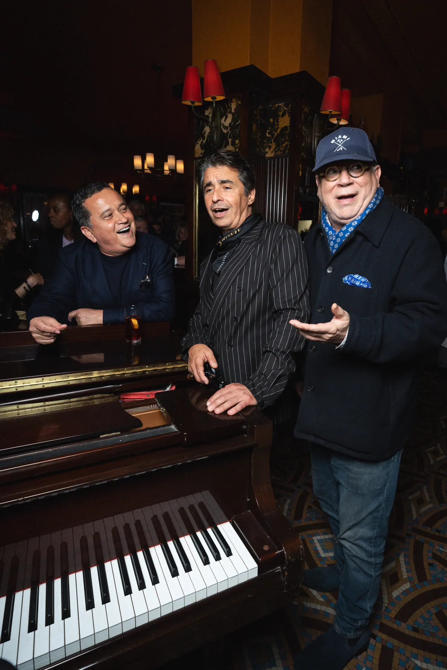 Yuri Buenaventura. Ariel Wizman. Marc Lambron Prix Closerie des Lilas - 2026. May 5, 2026 Closerie des Lilas. Paris, France ©
