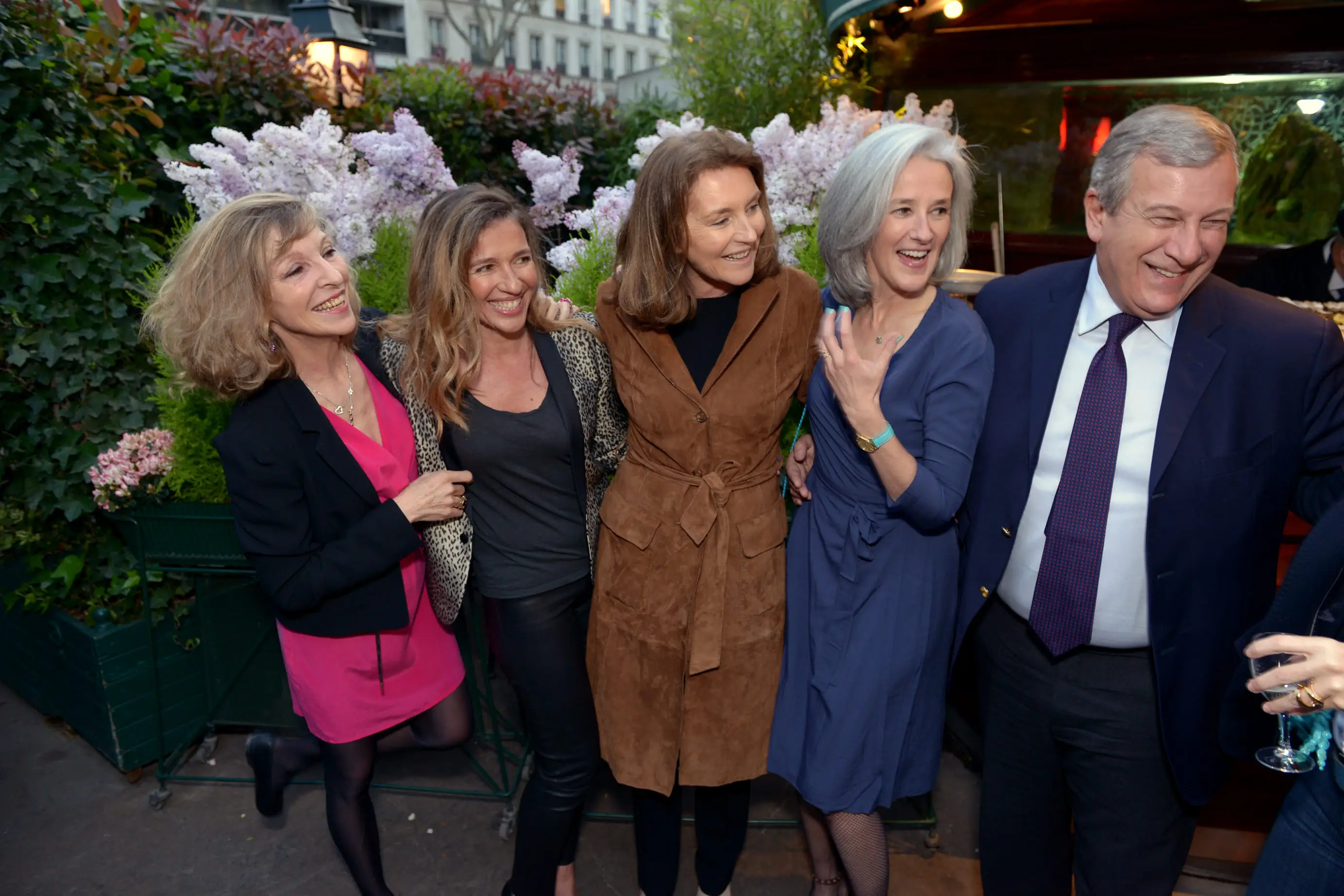 Emmanuelle-de-Boysson-Carole-Chrétiennot-Cécilia-Attias-Tatiana-de-Rosnay-et-Richard-Attias